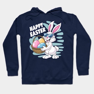 Rabbit Easter Day Eggs Boys Girls Kid gift bunny Hoodie